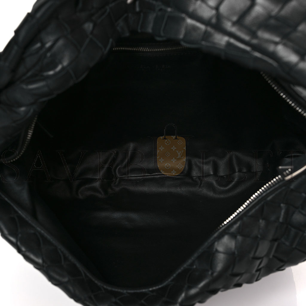bo*te*ga Ve*ne*ta nappa intrecciato small jodie black (41*32*13cm)