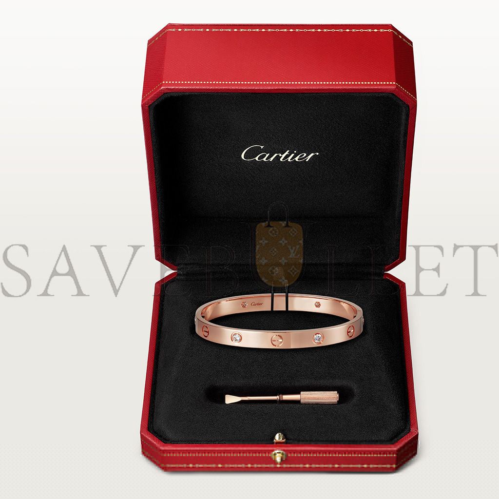 Ca*t*er love bracelet, 4 diamonds b6069917