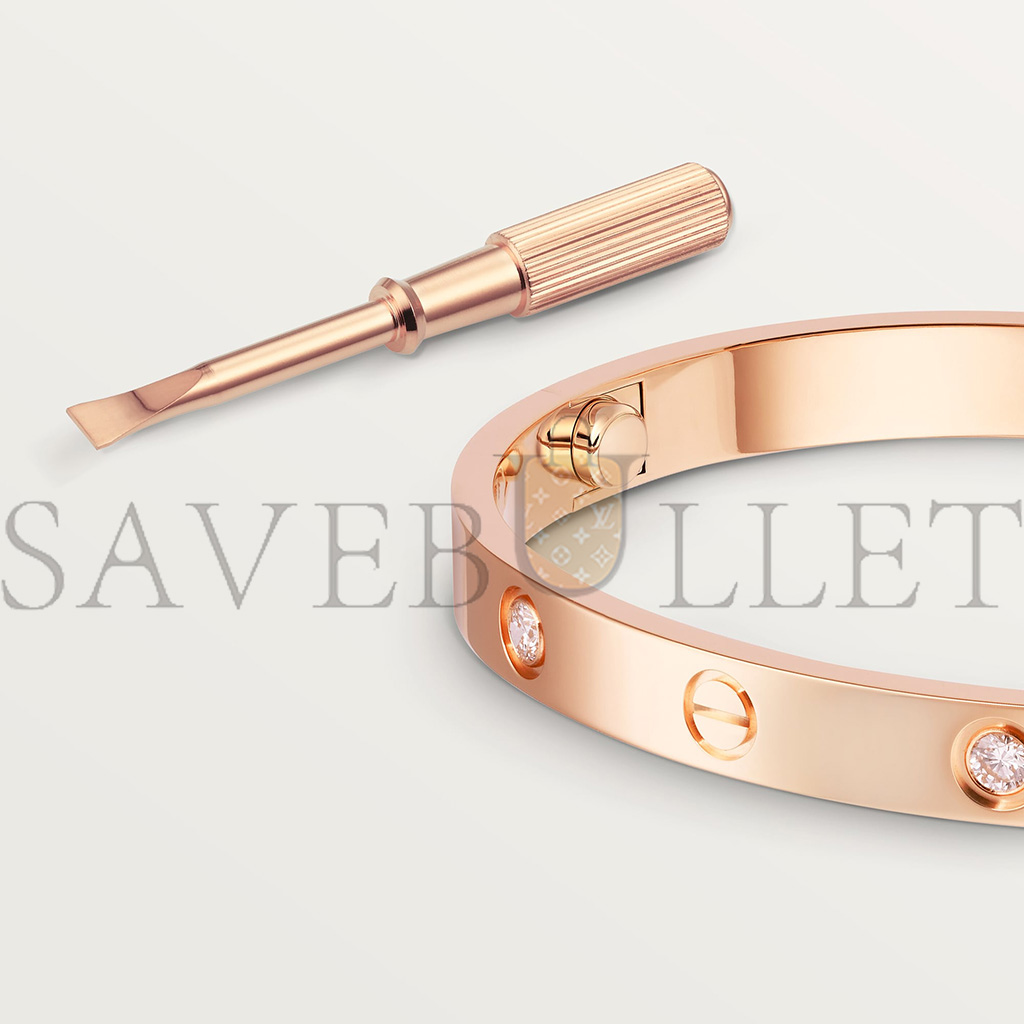 Ca*t*er love bracelet, 4 diamonds b6069917