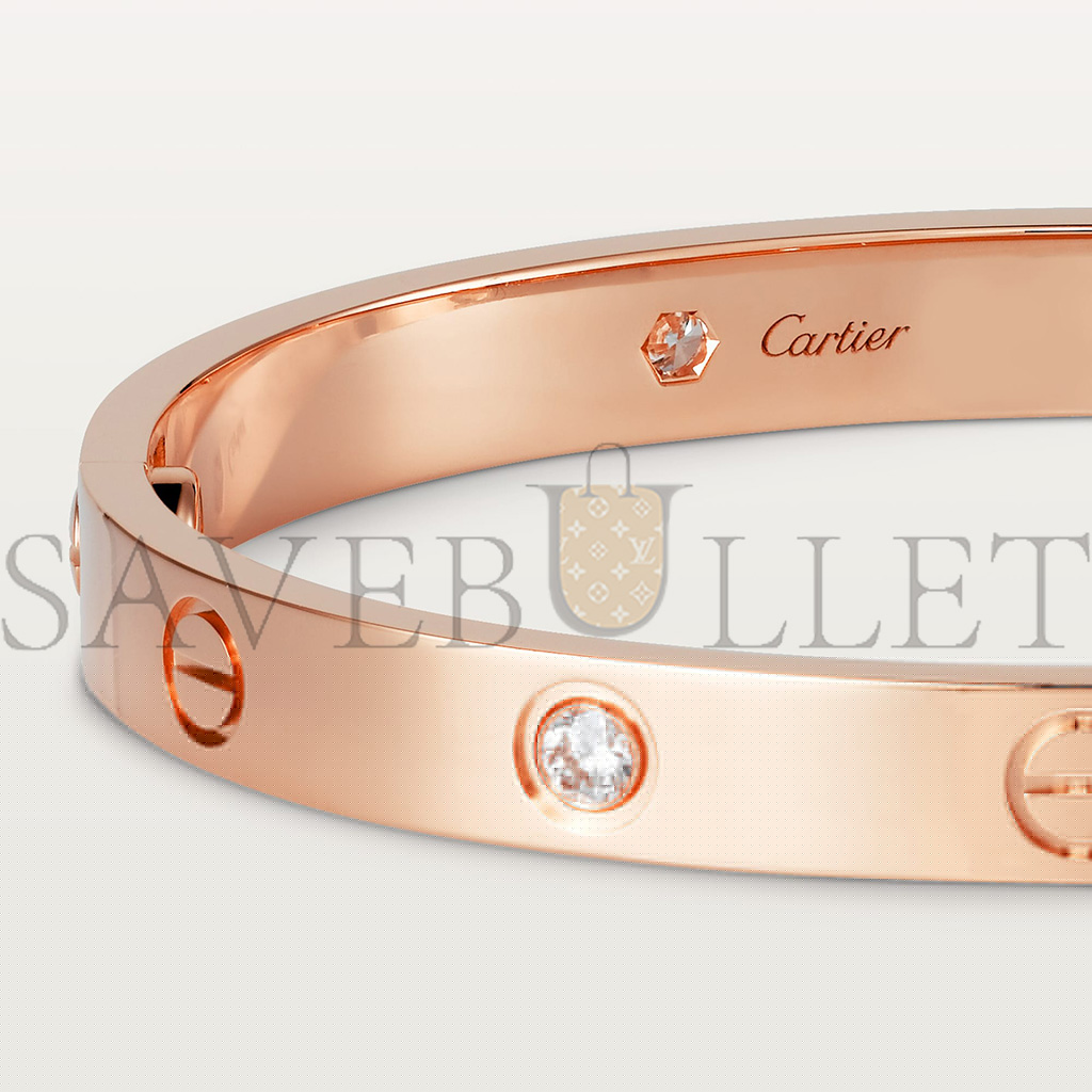 Ca*t*er love bracelet, 4 diamonds b6069917
