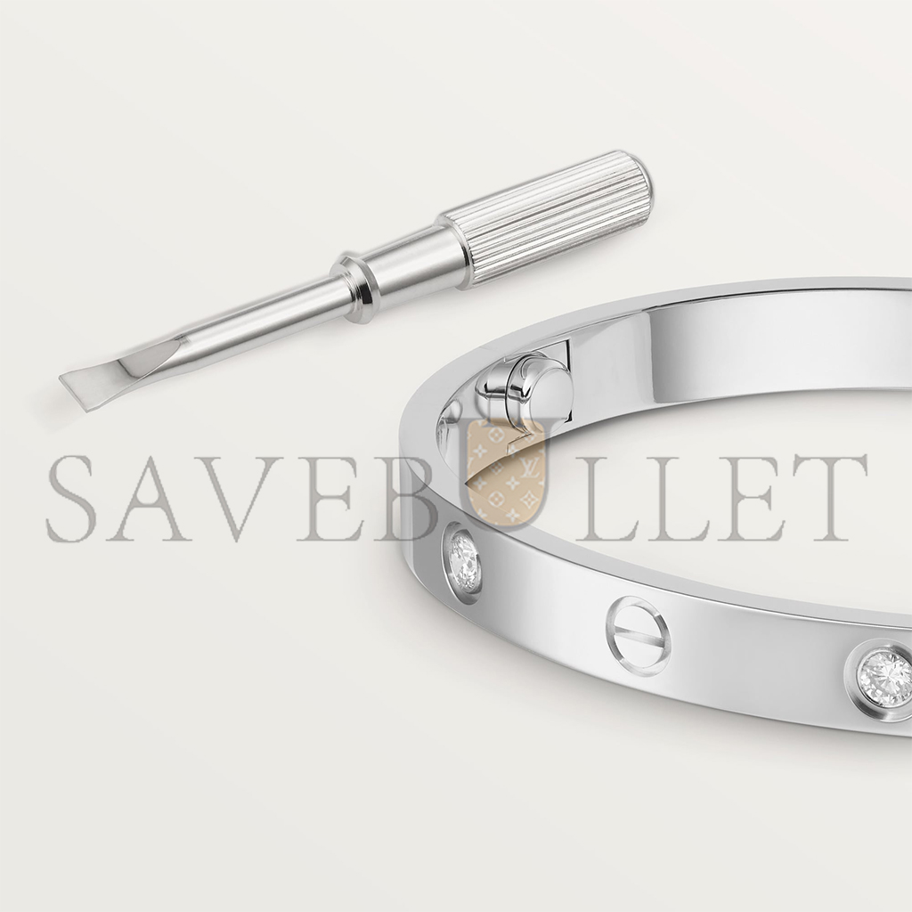 Ca*t*er love bracelet, 4 diamonds b6070117
