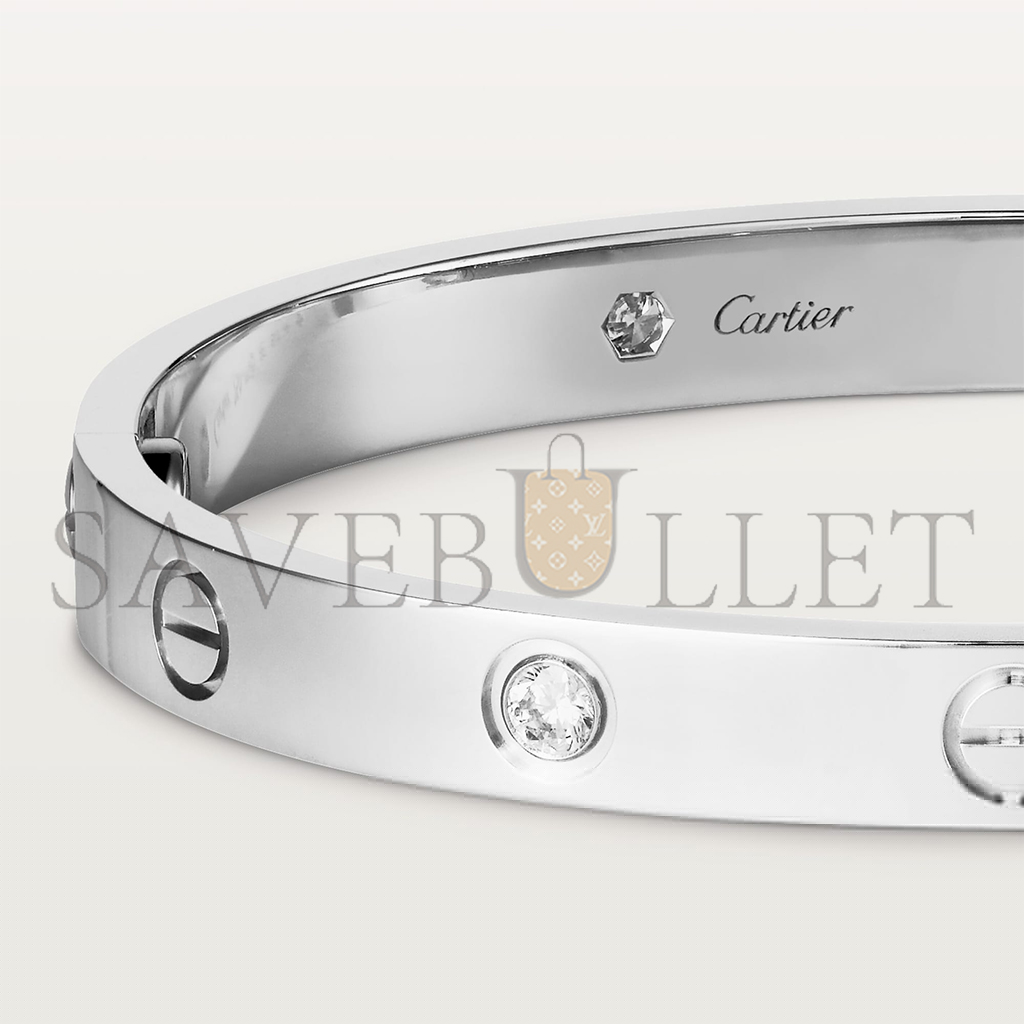 Ca*t*er love bracelet, 4 diamonds b6070117