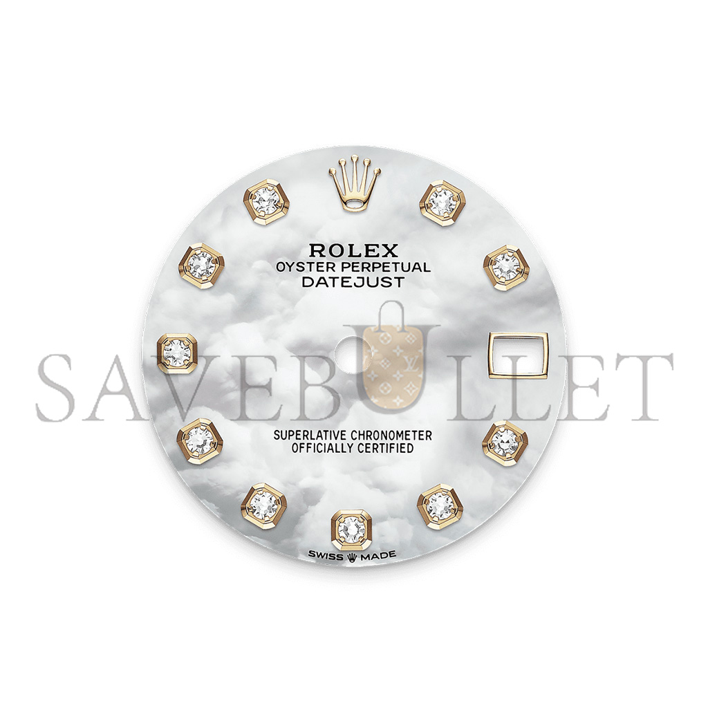R*l*x datejust 31 oyster, 31 mm, oystersteel and yellow gold watch 278273-0028