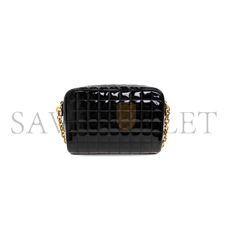 Y*L black cassandre quilted mini crossbody bag 7648092iu071000 (19.5*14*4cm)