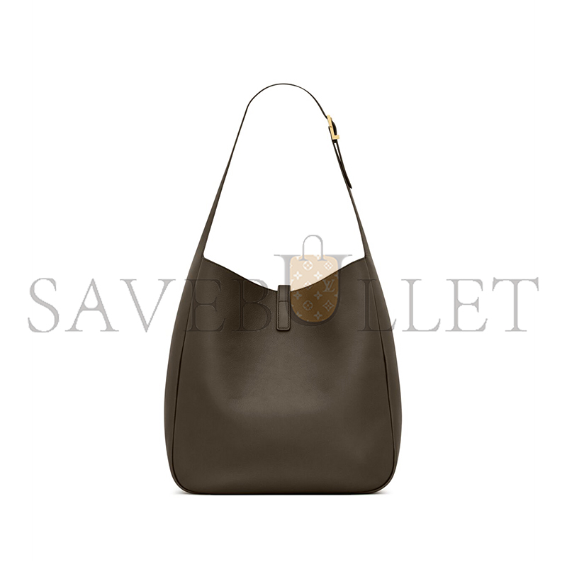 y*l le 5 À 7 S*pple large in grained leather 753837aaauq3212 (30*28*11cm)