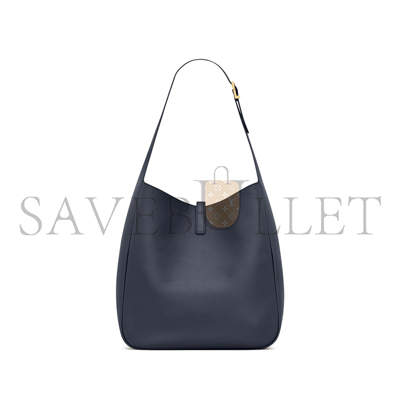 y*l le 5 À 7 S*pple large in grained leather 753837aaauq4100 (30*31*13cm)