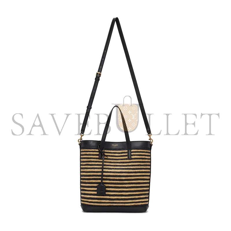 y*l shopping Sa**t Lau*nt toy in raffia and leather 6003077088 (25*28*8cm)
