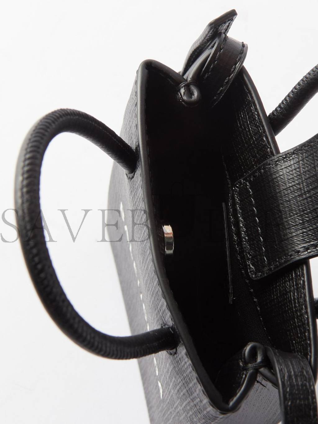 Ba*len*cia*ga black shopping mini leather cross-body bag matchesfashion us (18*12.4*4.8cm)