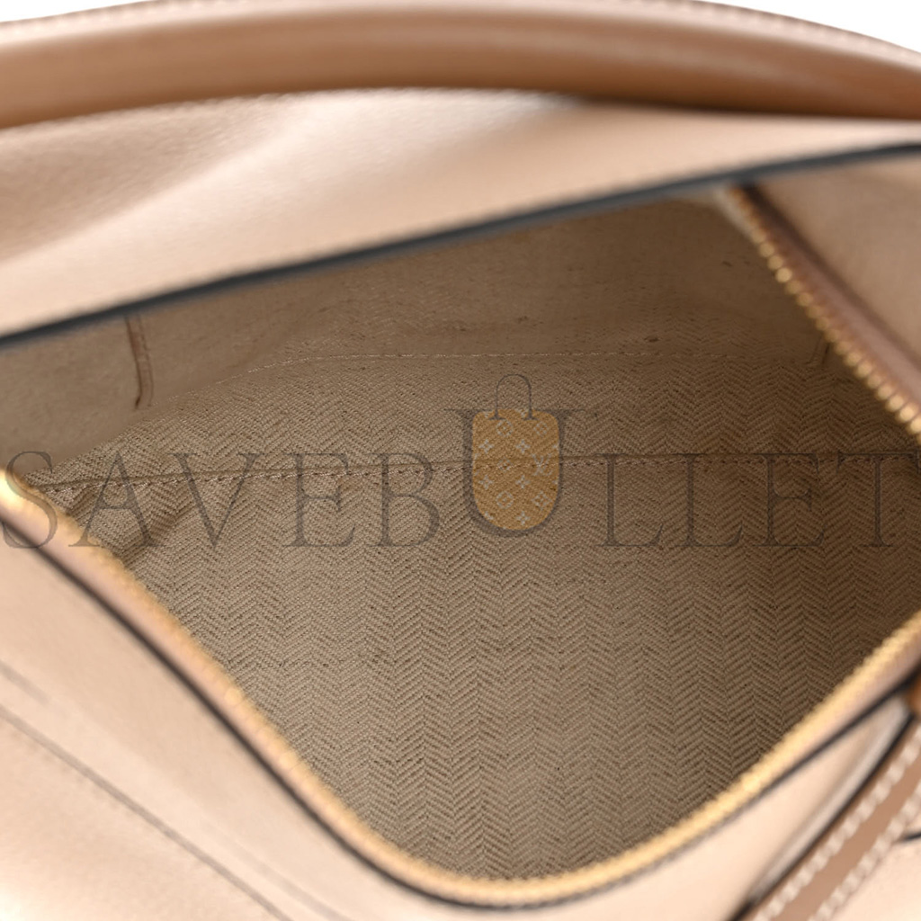 l*ew* grained calfskin small puzzle bag sand mink (24*16.5*10.5cm)