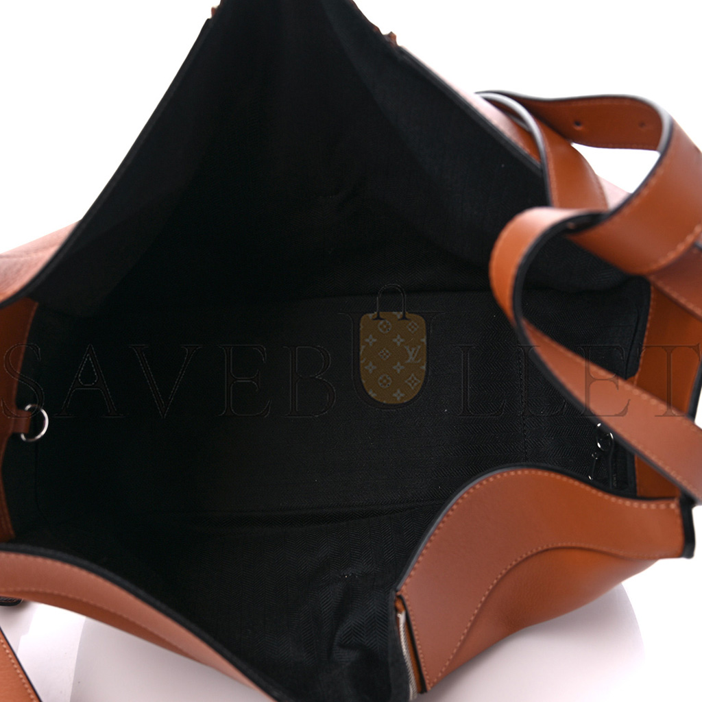 l*ew* calfskin small hammock shoulder bag tan (30*25*13.5cm)
