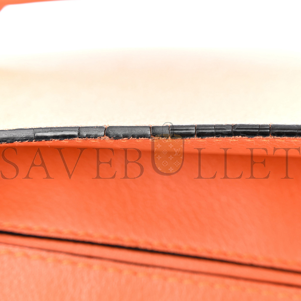l*ew* calfskin small puzzle bag coral (24*16.5*10.5cm)
