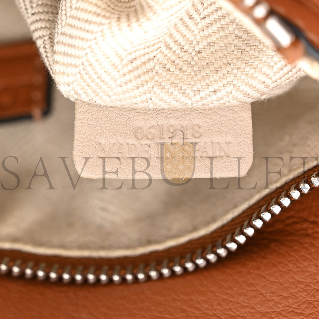 l*ew* calfskin mini puzzle bag tan (18*12.5*8cm)