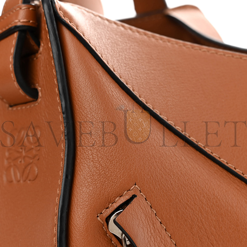 l*ew* calfskin small hammock shoulder bag tan (30*25*13.5cm)