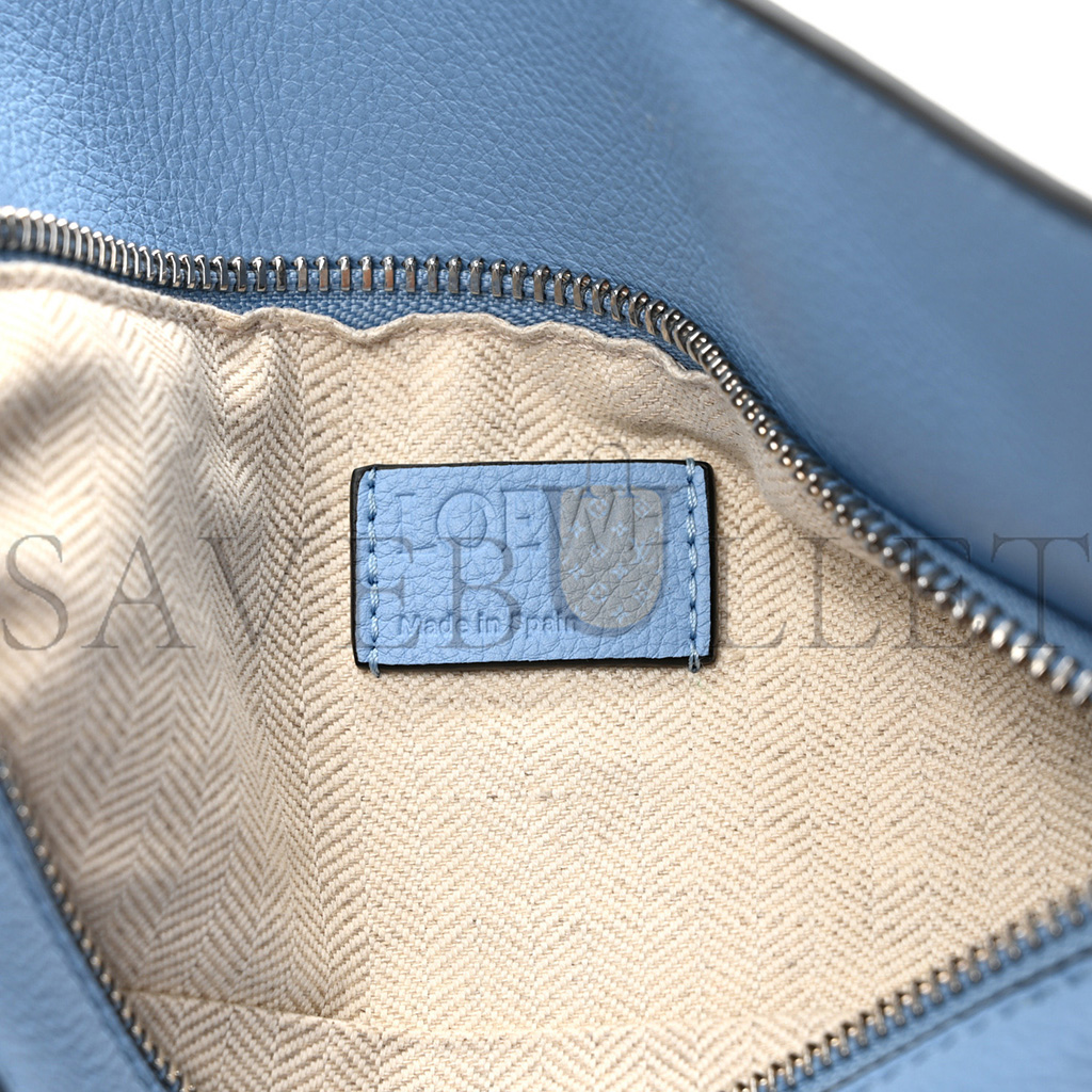 l*ew* calfskin small puzzle bumbag olympic blue (23*15*10cm)