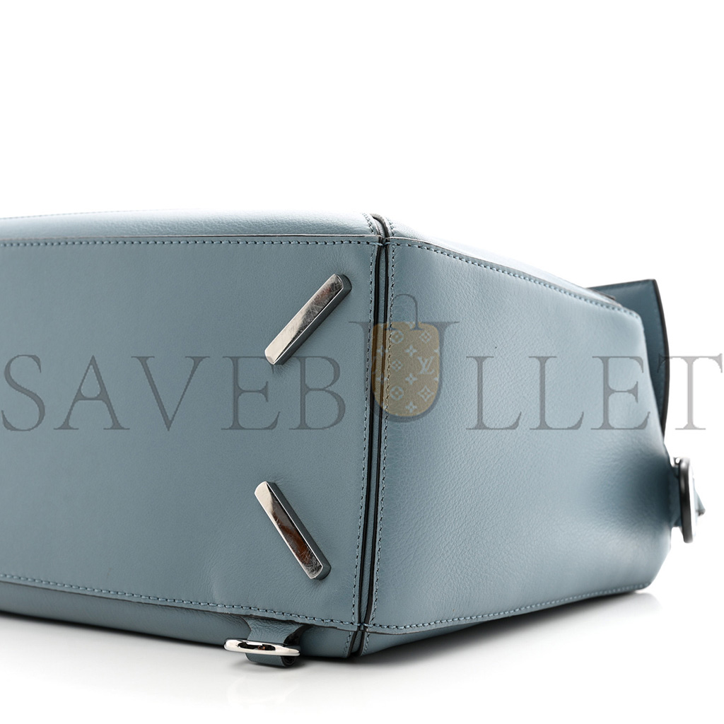 l*ew* calfskin medium puzzle bag stone blue (29*19.5*14cm)
