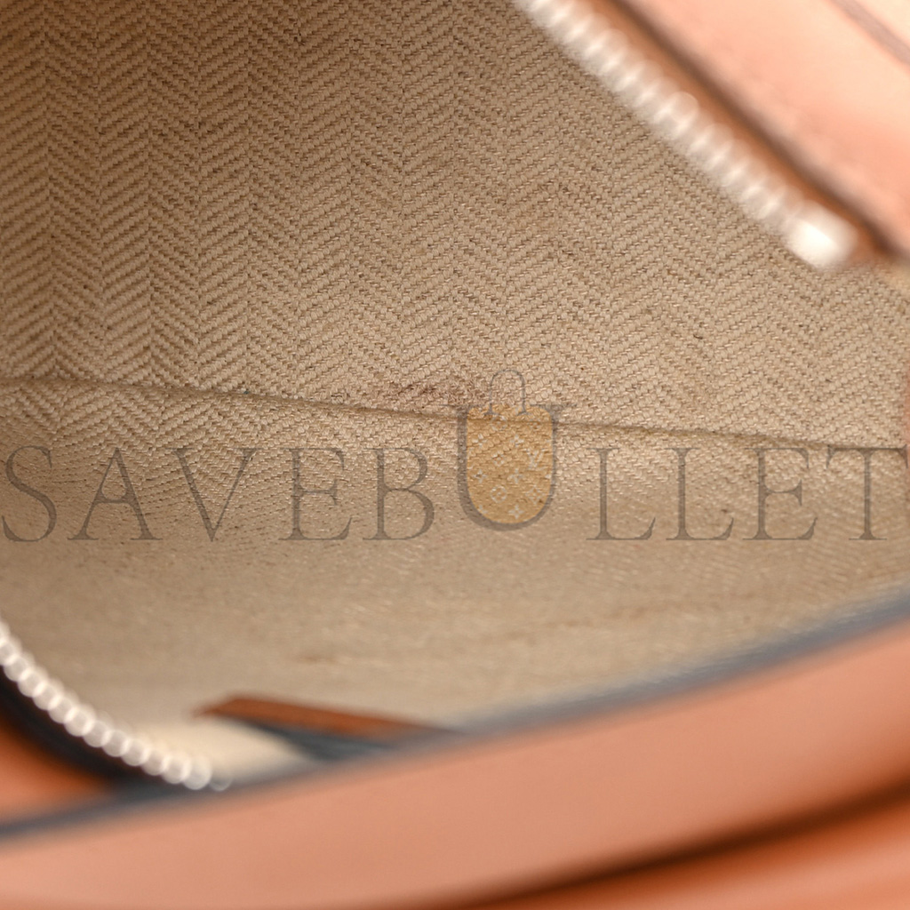 l*ew* calfskin mini puzzle bag tan (18*12.5*8cm)