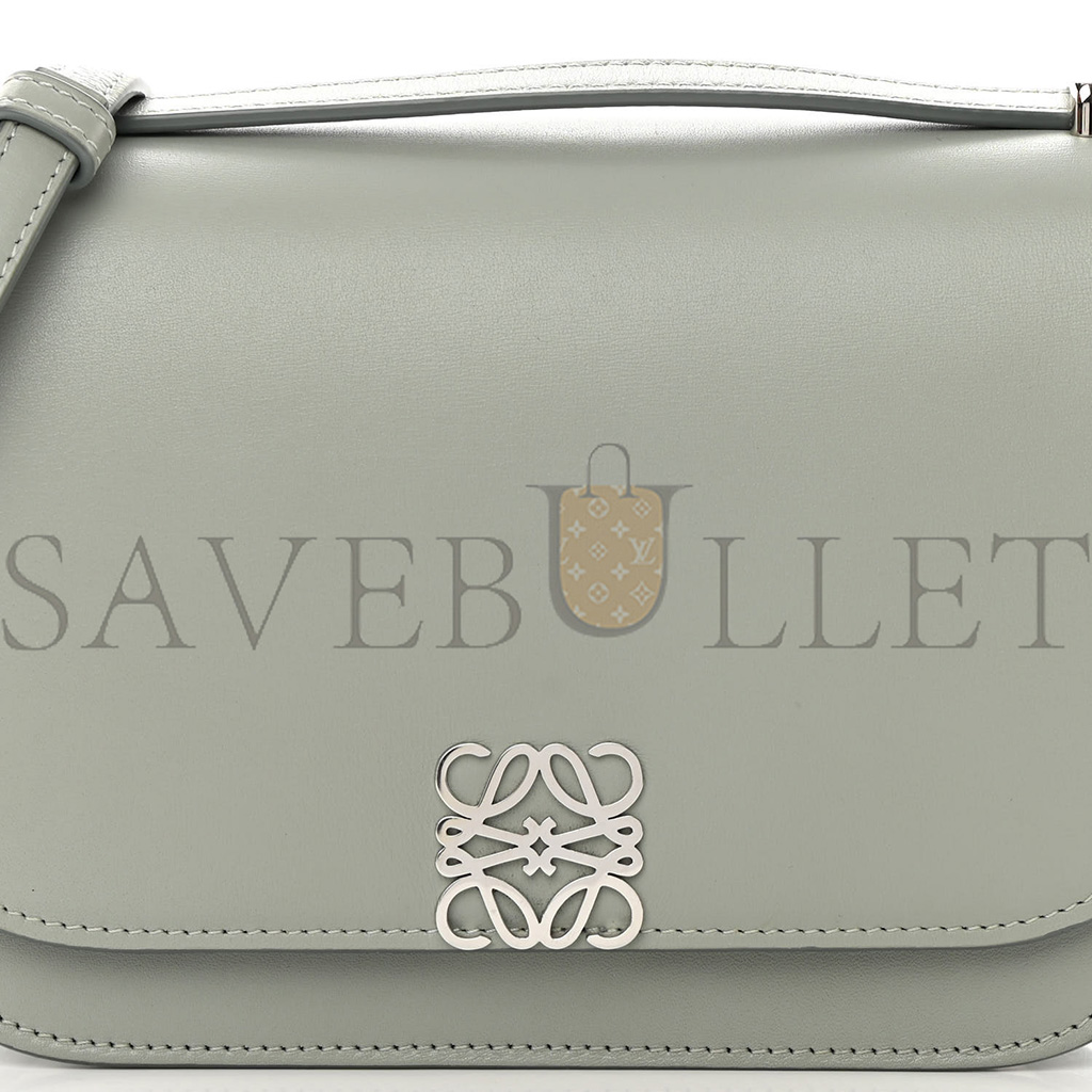 l*ew* silk calfskin small goya bag gray (19*13*6cm)