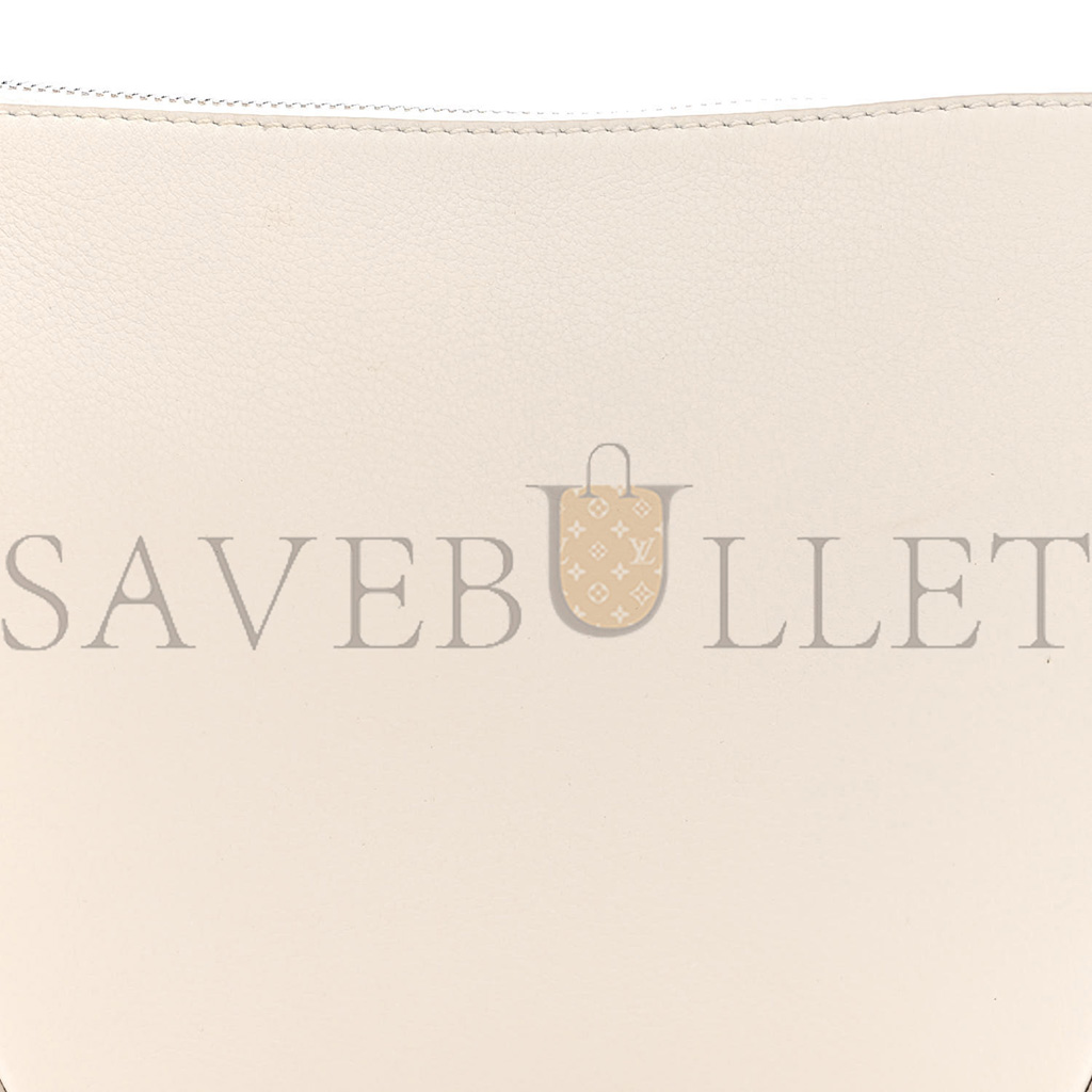 l*ew* calfskin mini hammock hobo soft white (17*15*10cm)