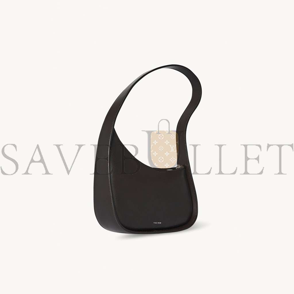 T*e R*w half moon bag in leather dark brown w1249l60dbp (34*20*6cm)