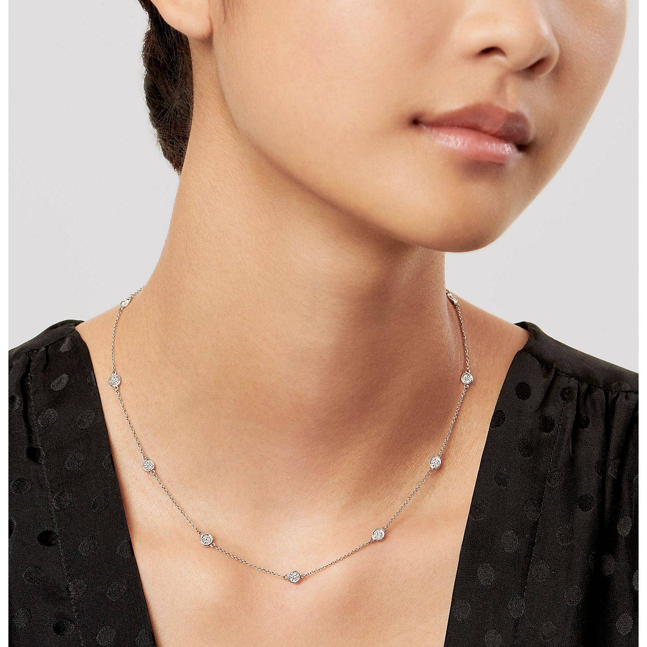 T*f*ny elsa peretti® diamonds by the yard® necklace