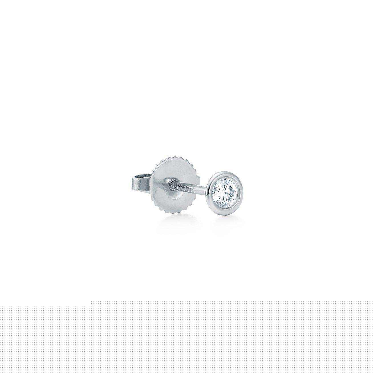 T*f*ny elsa peretti® diamonds by the yard® earrings in platinum 60017554