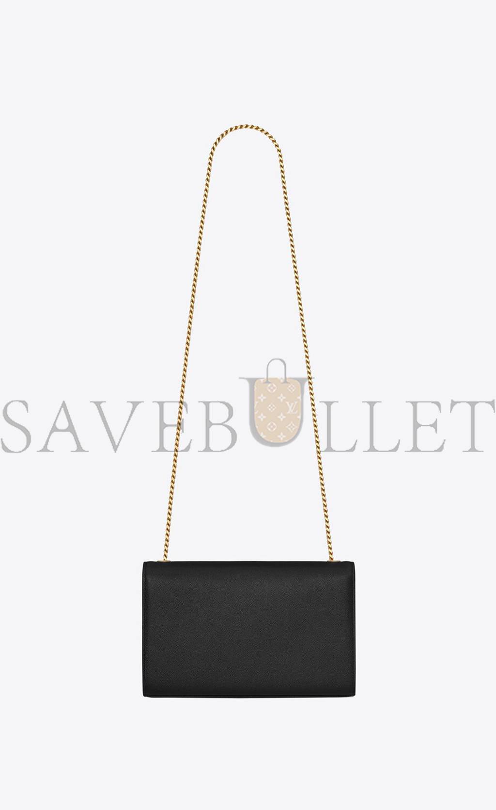 Y*L kate medium chain bag in grain de poudre embossed leather (24*14.5*5.5cm)