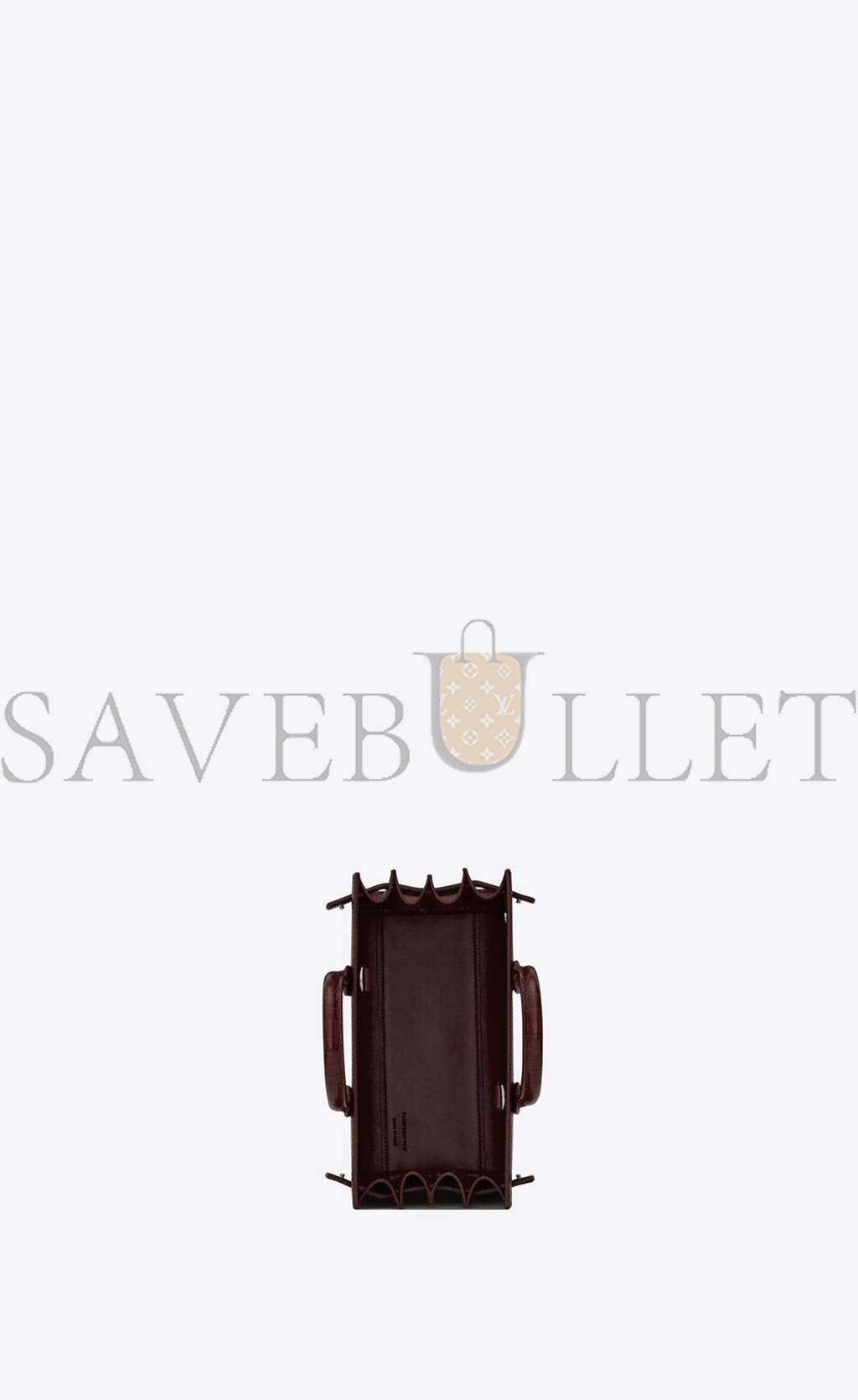 Y*L sac de jour nano in embossed crocodile shiny leather 392035dnd1n6475 (22*18*10.5cm)