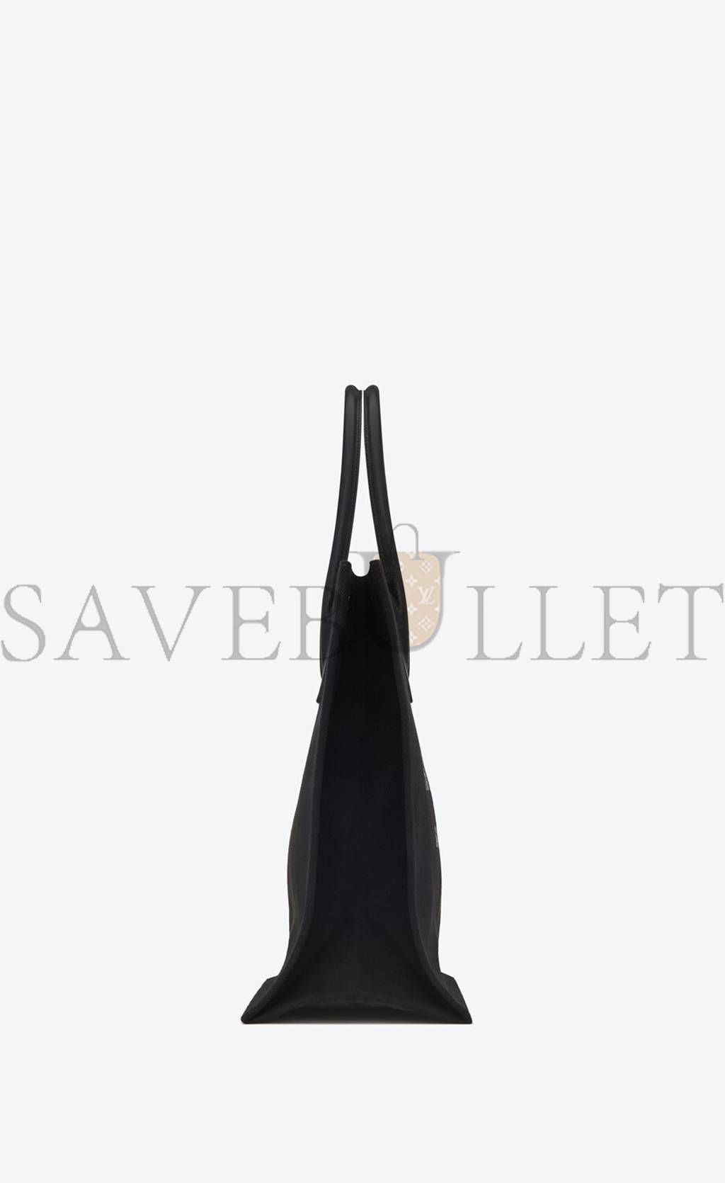 Y*L rive gauche tote bag in linen and leather 49929096n9e1070 (48*36*16cm)