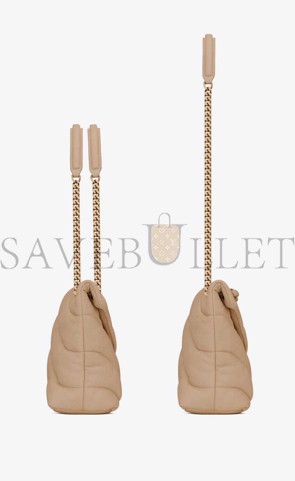 Y*L puffer medium chain bag in quilted lambskin 5774751el072721 (35*23*13.5cm)