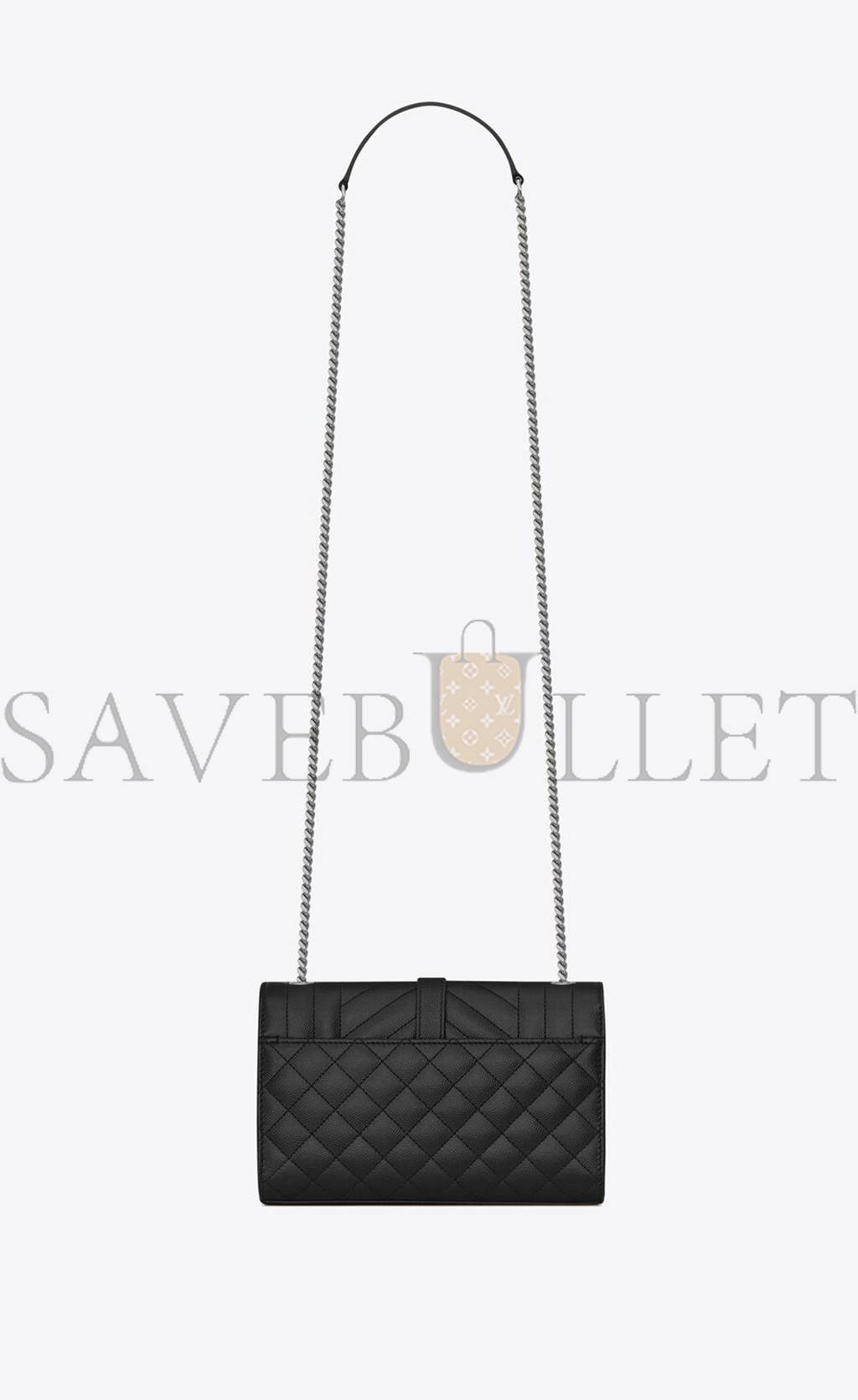 Y*L envelope small bag in mix matelassé grain de poudre embossed leather 600195bow921000 (21*13*6cm)