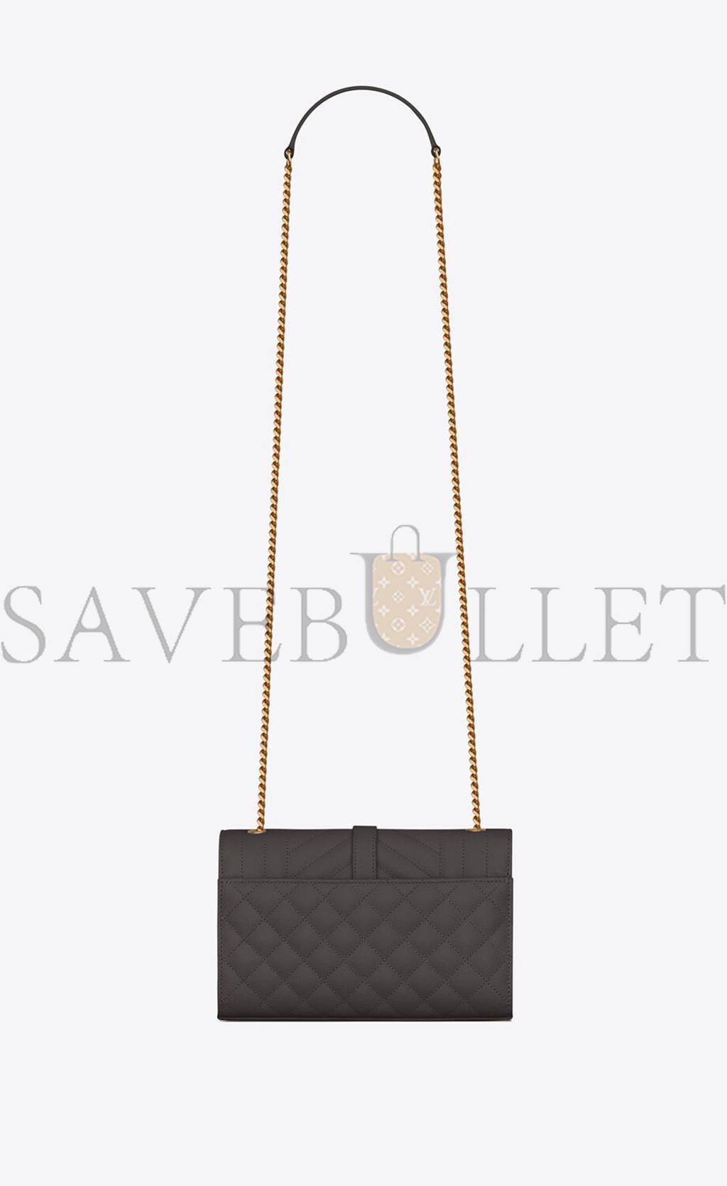 Y*L envelope small bag in mix matelassé grain de poudre embossed leather 600195bow971112 (21*13*6cm)