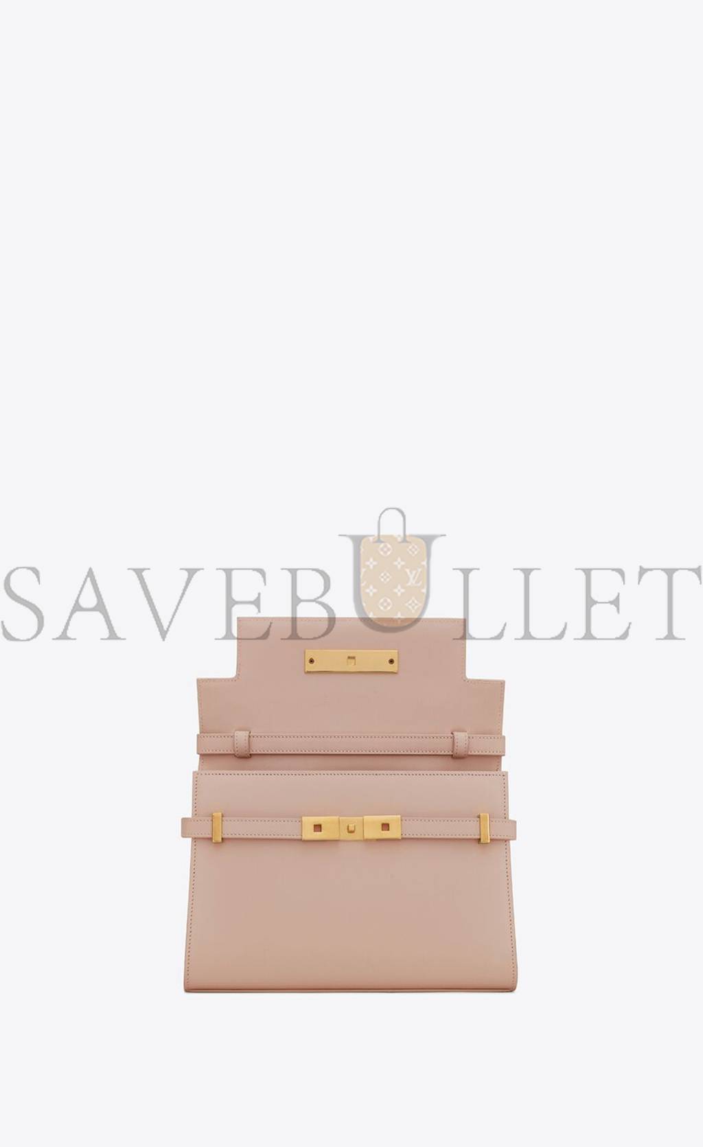 y*l manhattan small shoulder bag in box Sa**t Lau*nt leather 6756260sx0w2738 (24*17.5*6cm)