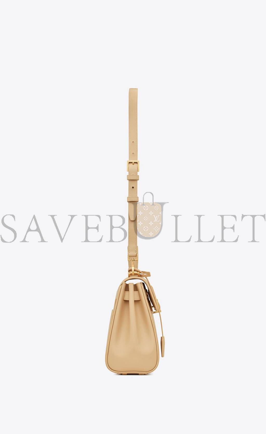 Y*L le fermoir small top handle bag in shiny leather 6869822za0w9141 (25*19.5*10.5cm)